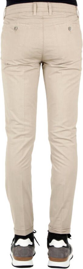 Fay Slim-fit broek Beige Heren