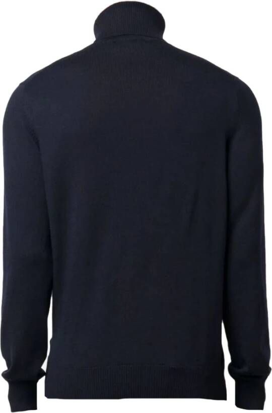Fay Turtlenecks Blauw Heren