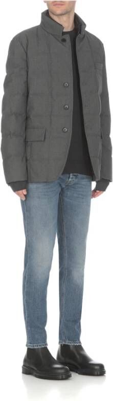 Fay Zwarte Crew Neck Wollen Trui Zwart Heren