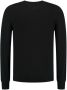 Fedeli Black Cashmere Blend Sweater Zwart Heren - Thumbnail 2