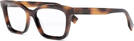 Fendi Stijlvolle Bruine Optische Brillen Ss23 Bruin Dames