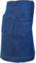 Fendi Geëmbosteerd-logo spijkerrok Blauw Dames - Thumbnail 2