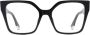 Fendi Klassiek Zwart Optisch Montuur Black Dames - Thumbnail 2