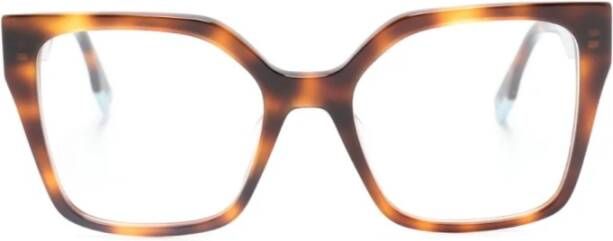 Fendi Fe50002I 053 Optical Frame Bruin Dames