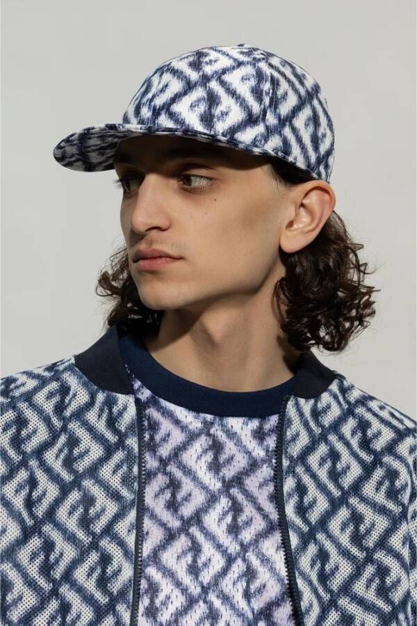 Fendi Zijden baseballpet Wit Heren