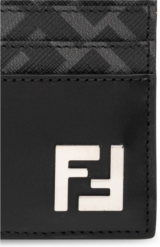 Fendi Kaarthouder met logo Black Heren