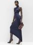 Fendi Mouwloze wollen jurk Blue Dames - Thumbnail 2