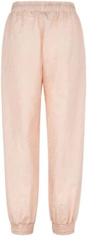 Fendi Roze Straight-Leg Track Pants Roze Dames