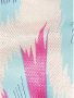 Fendi Logo Print Zijden T-Shirt Jurk Roze Dames - Thumbnail 2