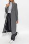 Fendi Hoge Hals Oversized Trui Gray Dames - Thumbnail 1
