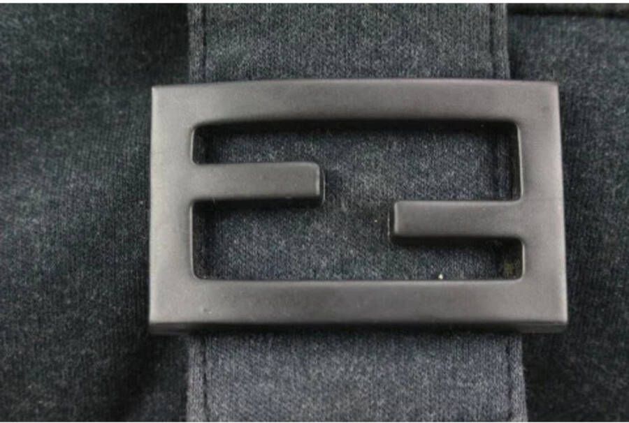 Fendi Vintage Pre-eigendom canvas Fendi-bags Grijs Dames