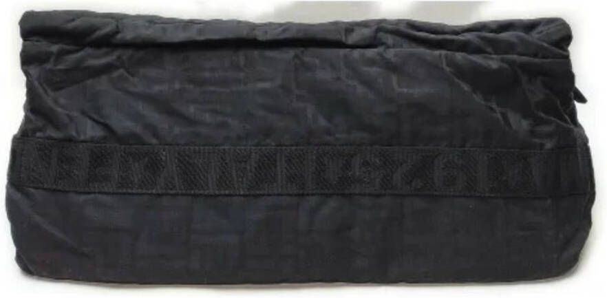 Fendi Vintage Pre-eigendom canvas Fendi-bags Zwart Dames