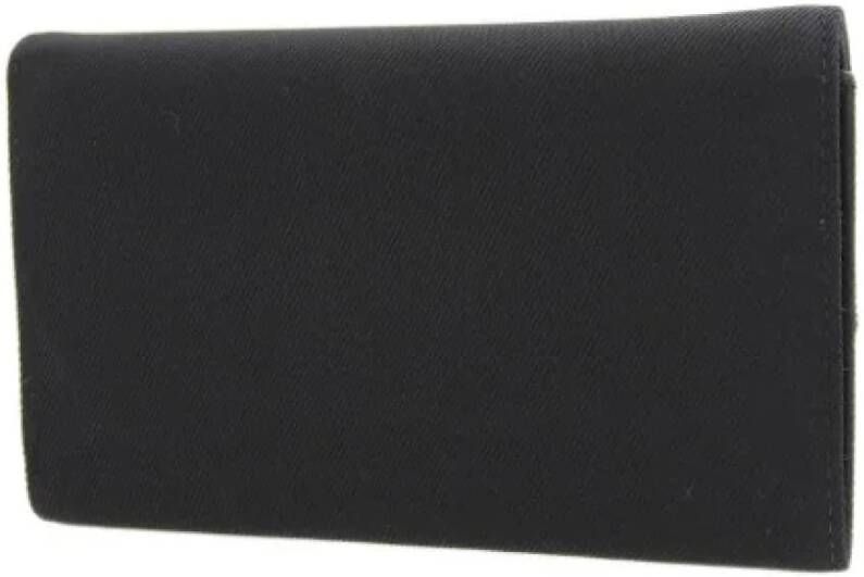 Fendi Vintage Pre-owned Canvas wallets Zwart Dames