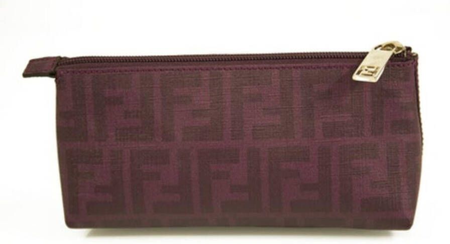 Fendi Vintage Voldoende koppelingszak Zipper Handtas Roze Dames