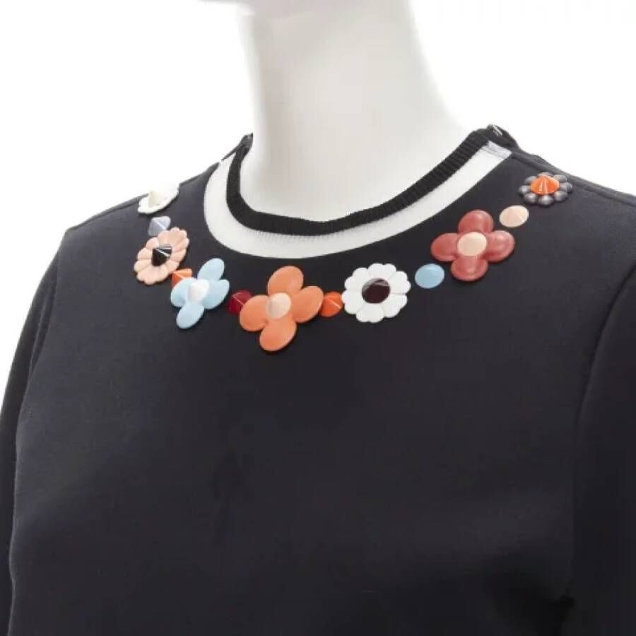 Fendi Vintage Pre-owned Fabric outerwear Black Dames