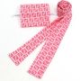 Fendi Vintage Pre-owned Fabric scarves Roze Dames - Thumbnail 2