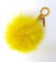 Fendi Vintage Pre-owned Fur key-holders Yellow Dames - Thumbnail 2