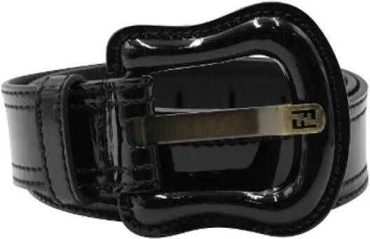 Fendi Vintage Pre-owned Leather belts Beige Heren