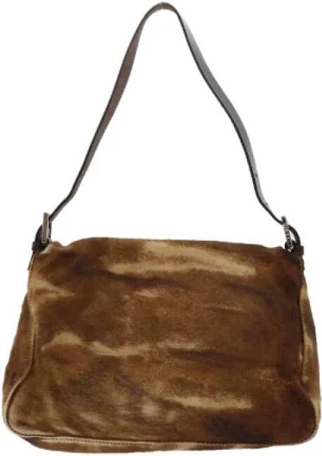 Fendi Vintage Pre-owned Leather fendi-bags Brown Dames