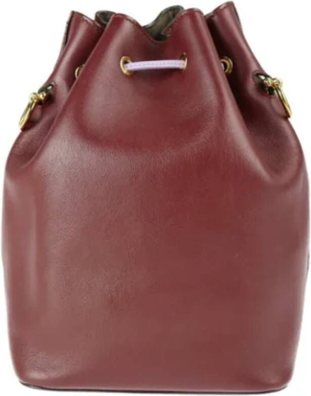 Fendi Vintage Pre-owned Leather fendi-bags Rood Dames