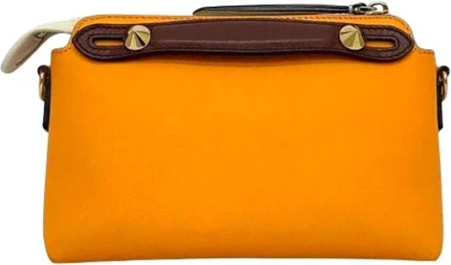 Fendi Vintage Pre-owned Leather fendi-bags Wit Dames