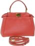 Fendi Vintage Pre-owned Leather handbags Oranje Dames - Thumbnail 2