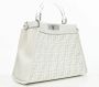 Fendi Vintage Pre-owned Leather handbags White Dames - Thumbnail 3