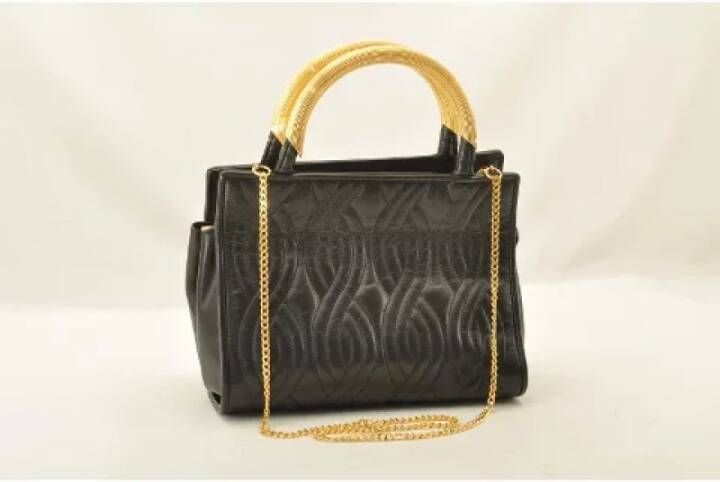 Fendi Vintage Pre-owned Leather handbags Zwart Dames