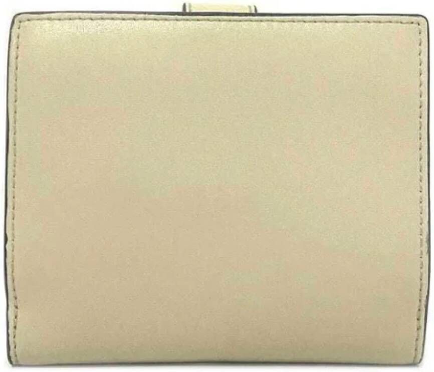 Fendi Vintage Pre-owned Leather wallets Beige Unisex