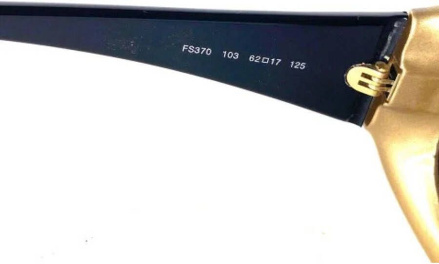 Fendi Vintage Voldoende plastic sungles Bruin Dames