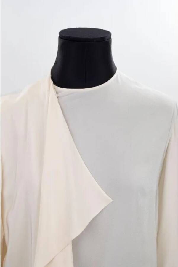Fendi Vintage Pre-owned Silk tops Beige Dames