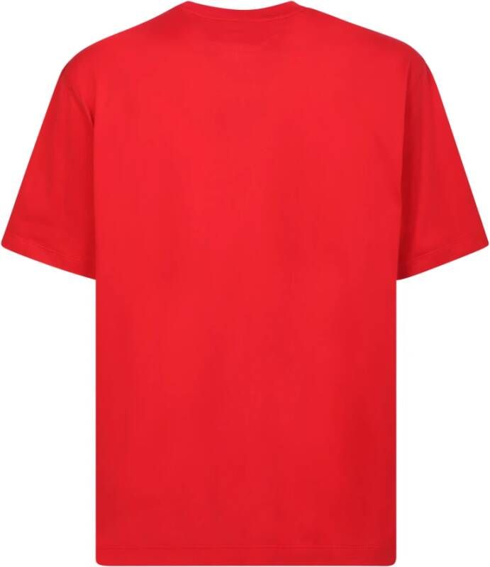 Ferrari Sportieve Stijl Rood T-Shirt Rood Heren