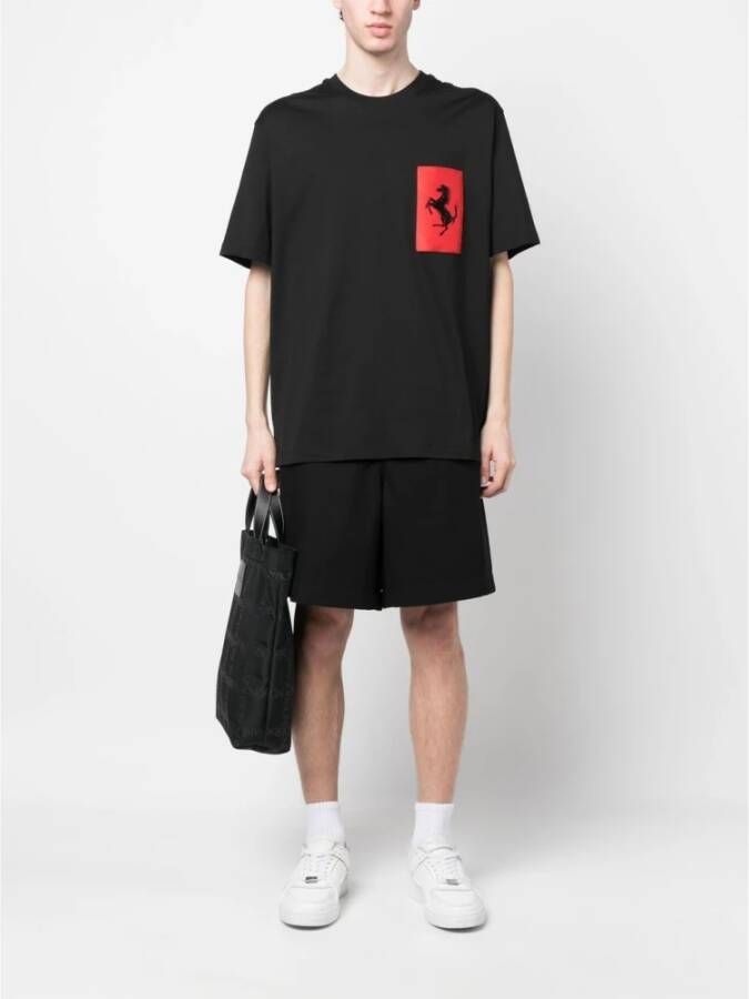 Ferrari T-Shirts Zwart Heren