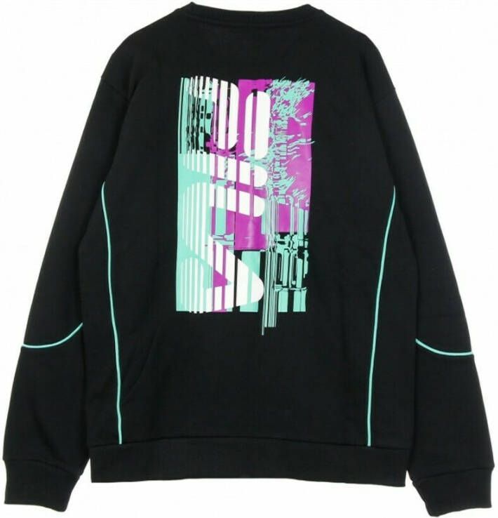 Fila Adil Crew Sweat Zwart Heren