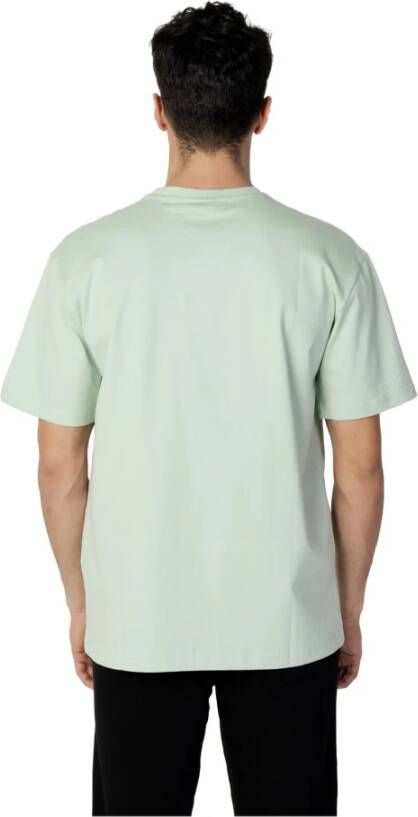 Fila Heren Groene Effen T-shirt Groen Heren