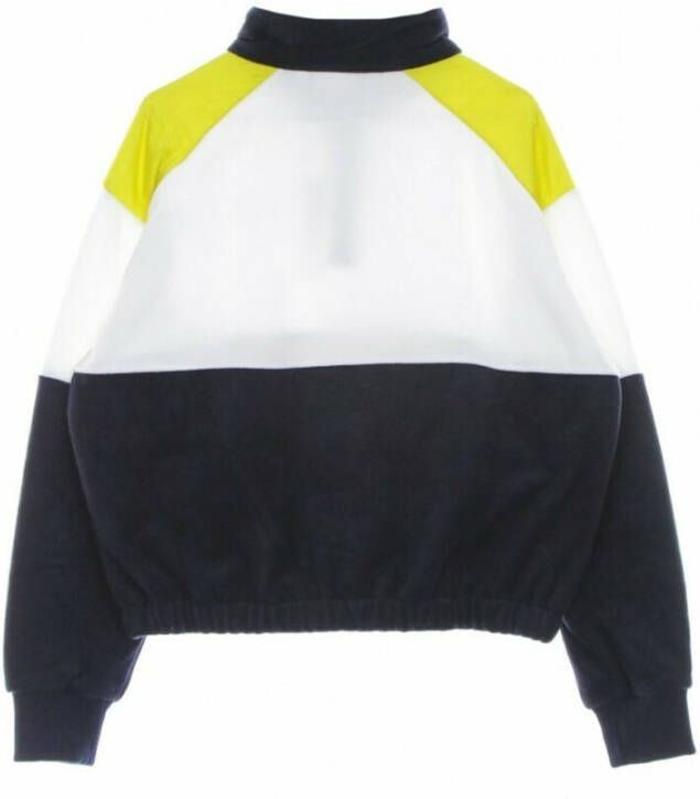Fila High Neck Sweatshirt Yvonne Half Zip Fleece Shirt Zwart Dames