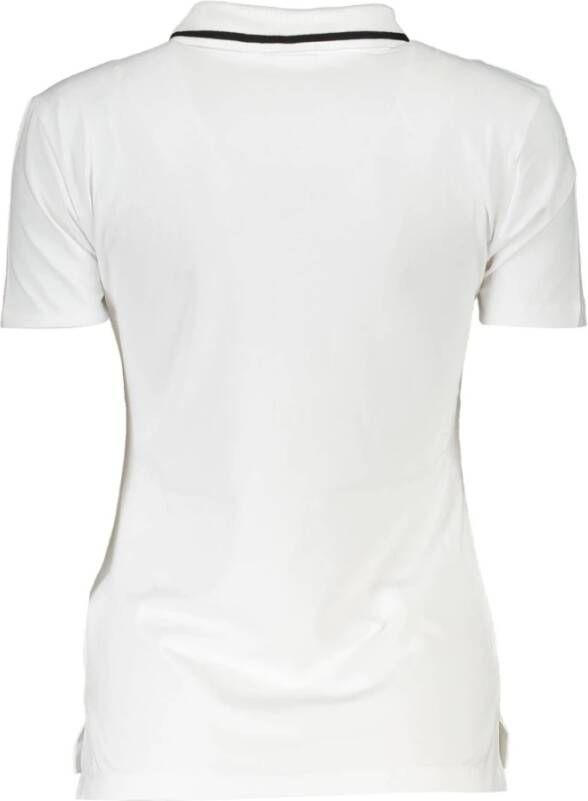 Fila Korte mouwen polo shirt met contrasterende details Wit Heren