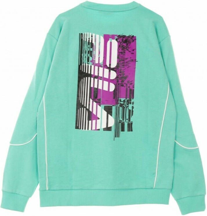 Fila Licht sweatshirt Clear Crew Sweat Groen Heren