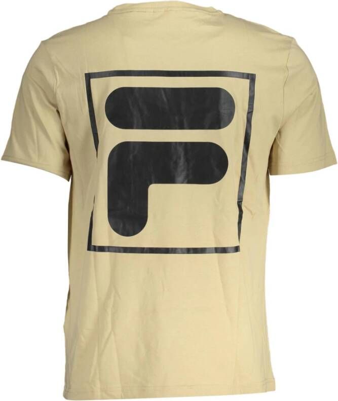Fila T-Shirts Beige Heren
