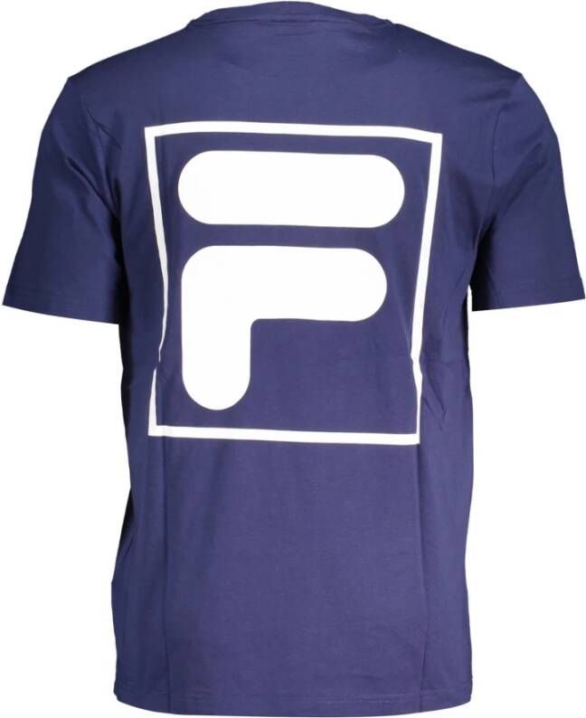 Fila T-Shirts Blauw Heren