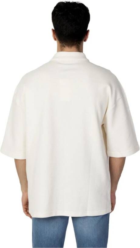 Fila Witte T-shirt voor heren Wit Heren