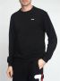 Fila Essentieel Sweatshirt met Ronde Hals van Biologisch Katoen Black - Thumbnail 2