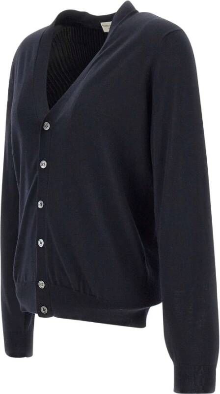 Filippo De Laurentiis Heren Merino Wol Vest Blauw Heren