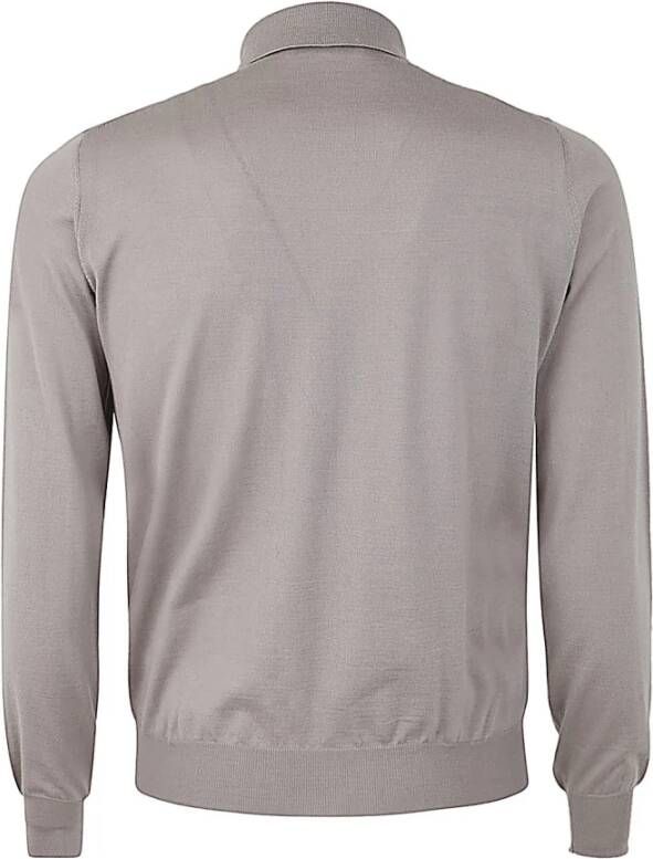 Filippo De Laurentiis Long Sleeve Tops Beige Heren