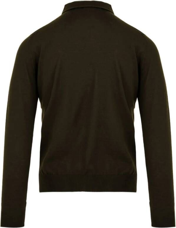 Filippo De Laurentiis Militaire Stijl T-shirts en Polos Green Heren