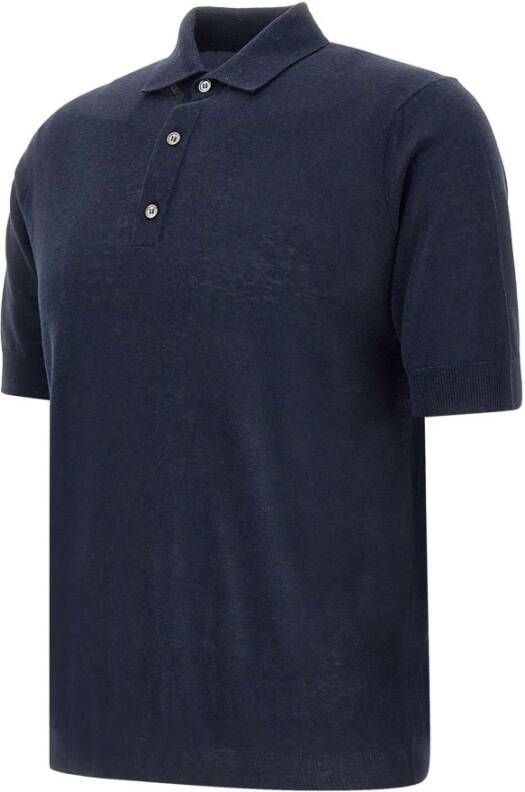 Filippo De Laurentiis Polo Shirt Blauw Heren