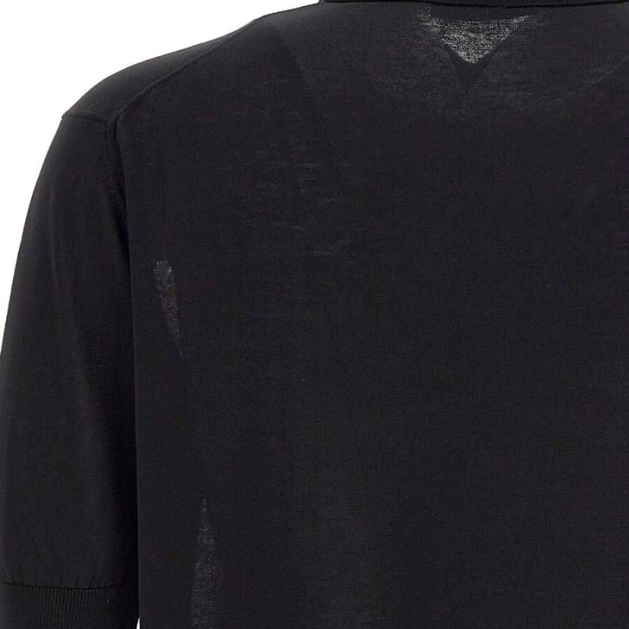 Filippo De Laurentiis Polo Shirts Zwart Heren