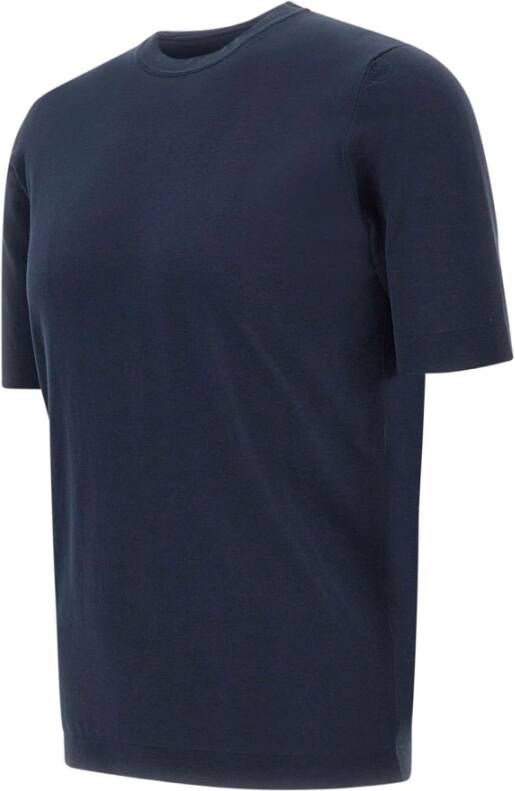 Filippo De Laurentiis T-Shirts Blauw Heren