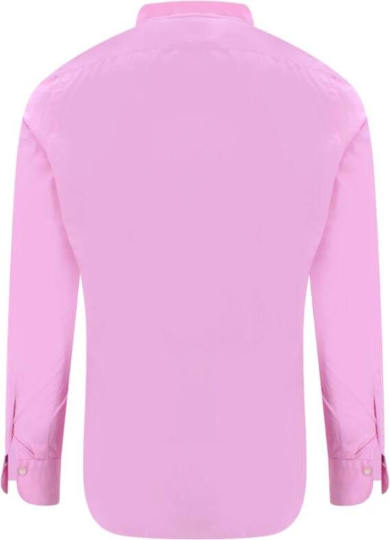 Finamore Casual overhemd Roze Heren