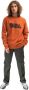 Fjällräven Terracotta Brown Logo Crewneck Sweatshirt Orange Heren - Thumbnail 2